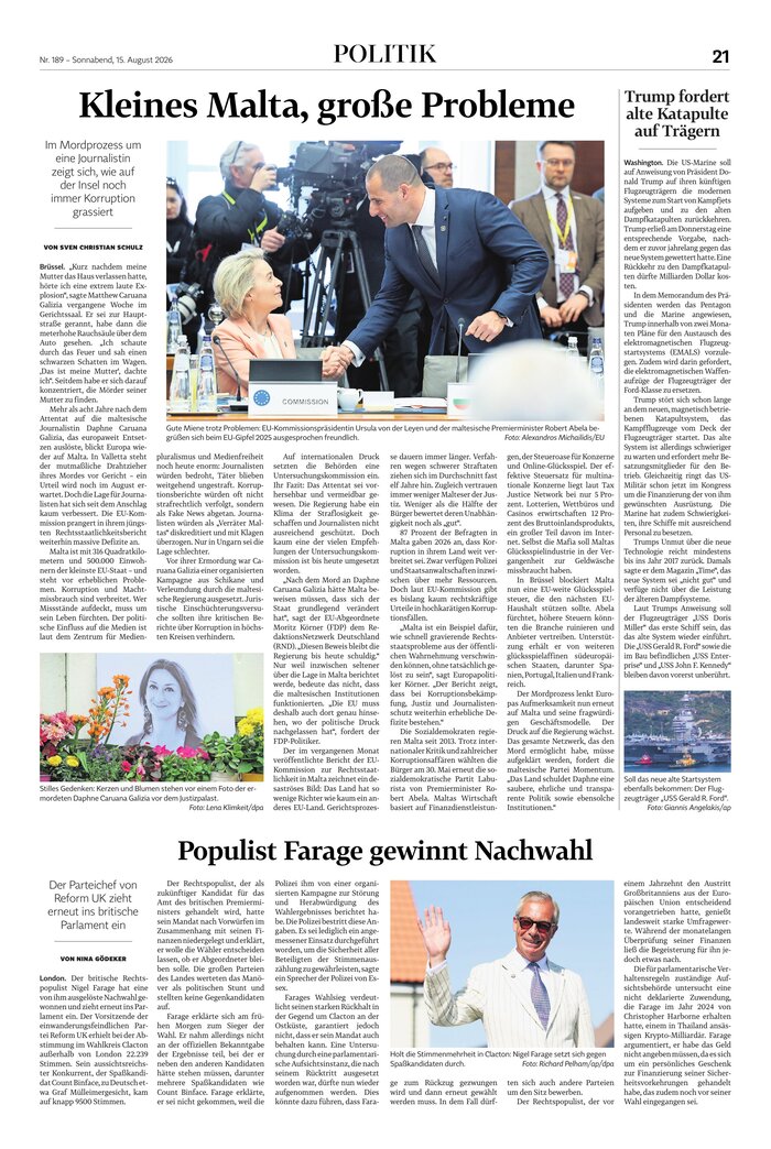 Malta: Korruption und Mordprozess — wie auf der EU-Insel noch immer Journalisten bedroht werden