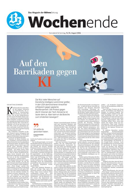 Titelstory: "Auf den Barrikaden gegen KI" — die wachsende Gegenbewegung zum Tech-Hype